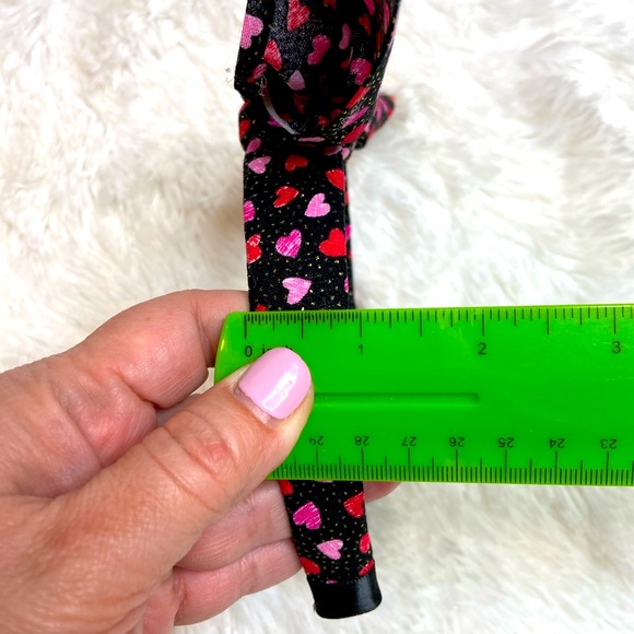 HANDMADE Heart Bow Tie Headband - Picture 13 of 14